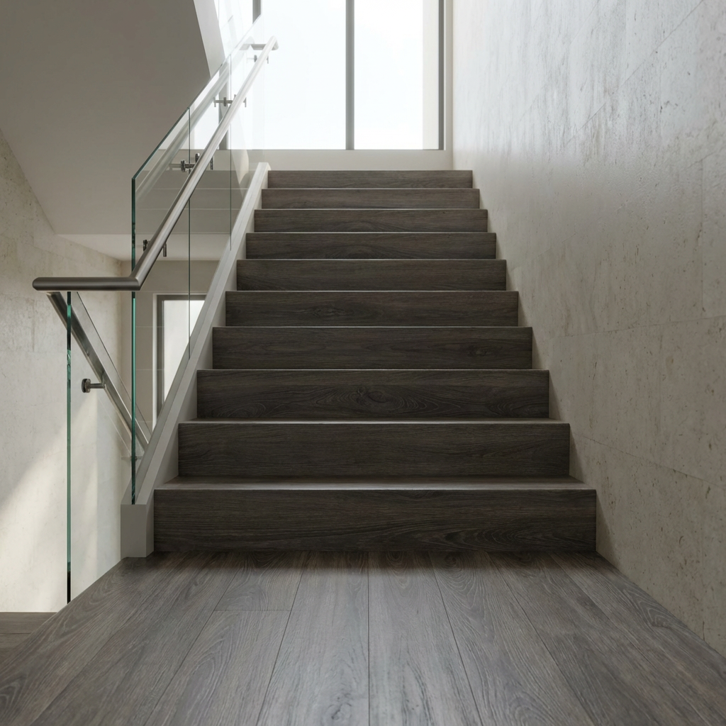 Floor. Step Step Solution USA | Custom Stair Treads & Vinyl Stair Nosing Manufacturer