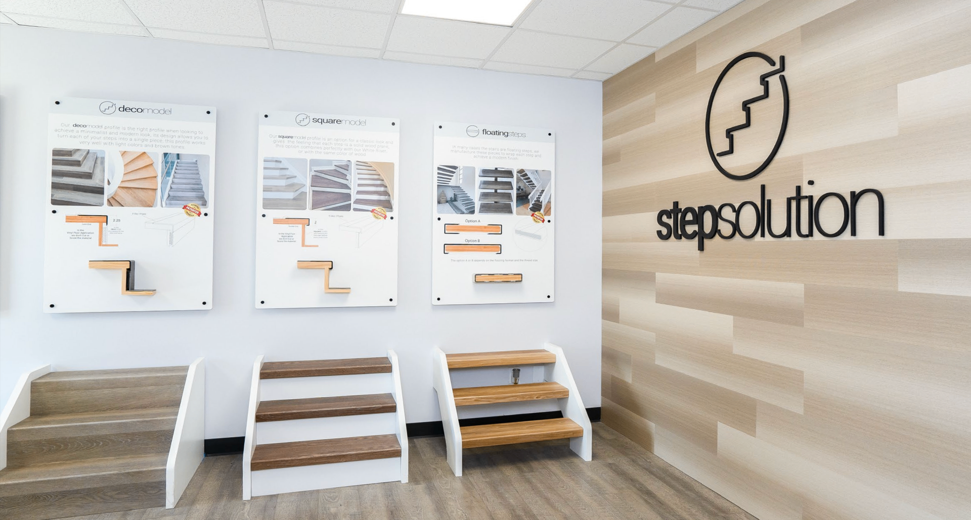 Step Solution USA | Custom Stair Treads & Vinyl Stair Nosing Manufacturer
